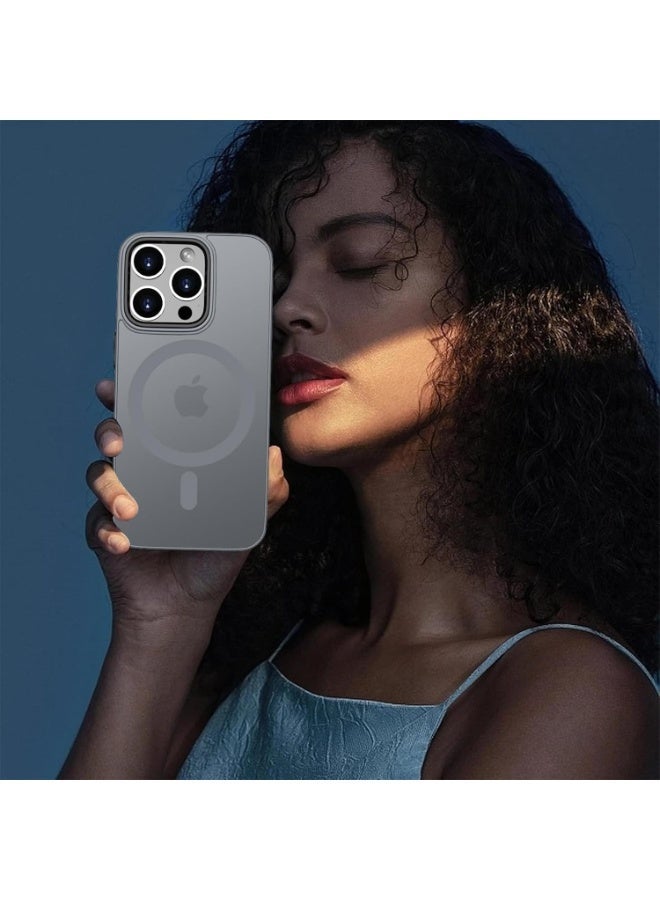 ACLIX Matte Magnetic Case for iPhone 11 Pro [Shockproof & Slim] Matte Hard Back Cover with high-Grade Protection | Natural titanium - Image 2